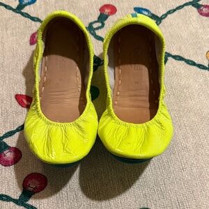 Tieks Unmellow Yellow Flats